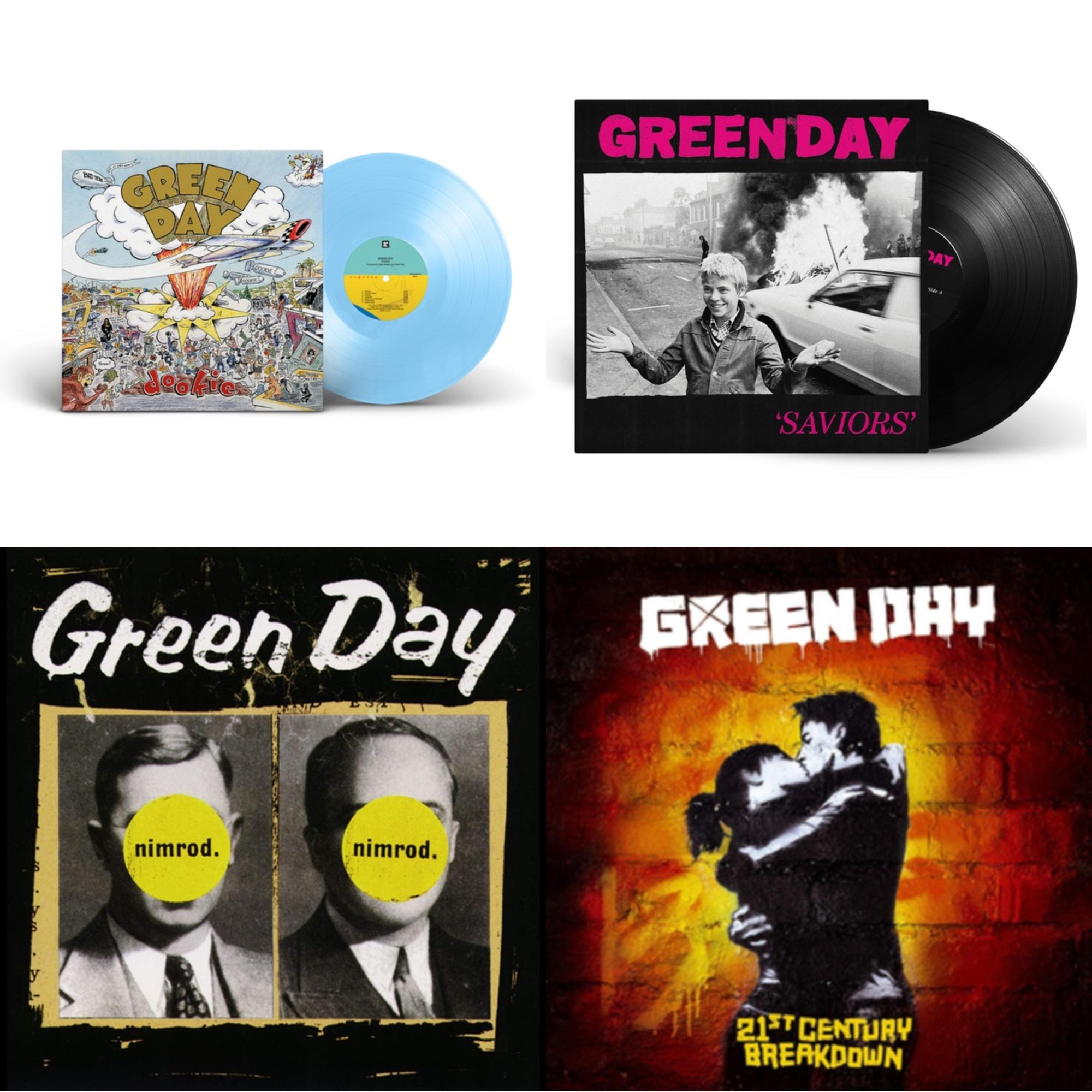 Dookie (X) (Baby Blue LP Vinyl) & Saviors & Nimrod & 21St Century Breakdown