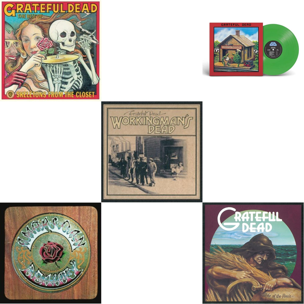 Terrapin Station (Emerald Green LP Vinyl) (Syeor) & Wake Of The Flood (50Th Anniversary Remaster) & Workingman's Dead (180G) & American Beauty & Skeletons From The Closet: The Best Of Grateful Dead