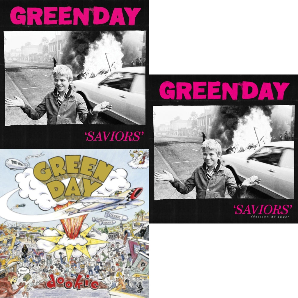 Saviors (Edition De Luxe/2LP/Hot Pink W/ White Splatter Vinyl) & Saviors (180G/Deluxe LP Vinyl) & Dookie
