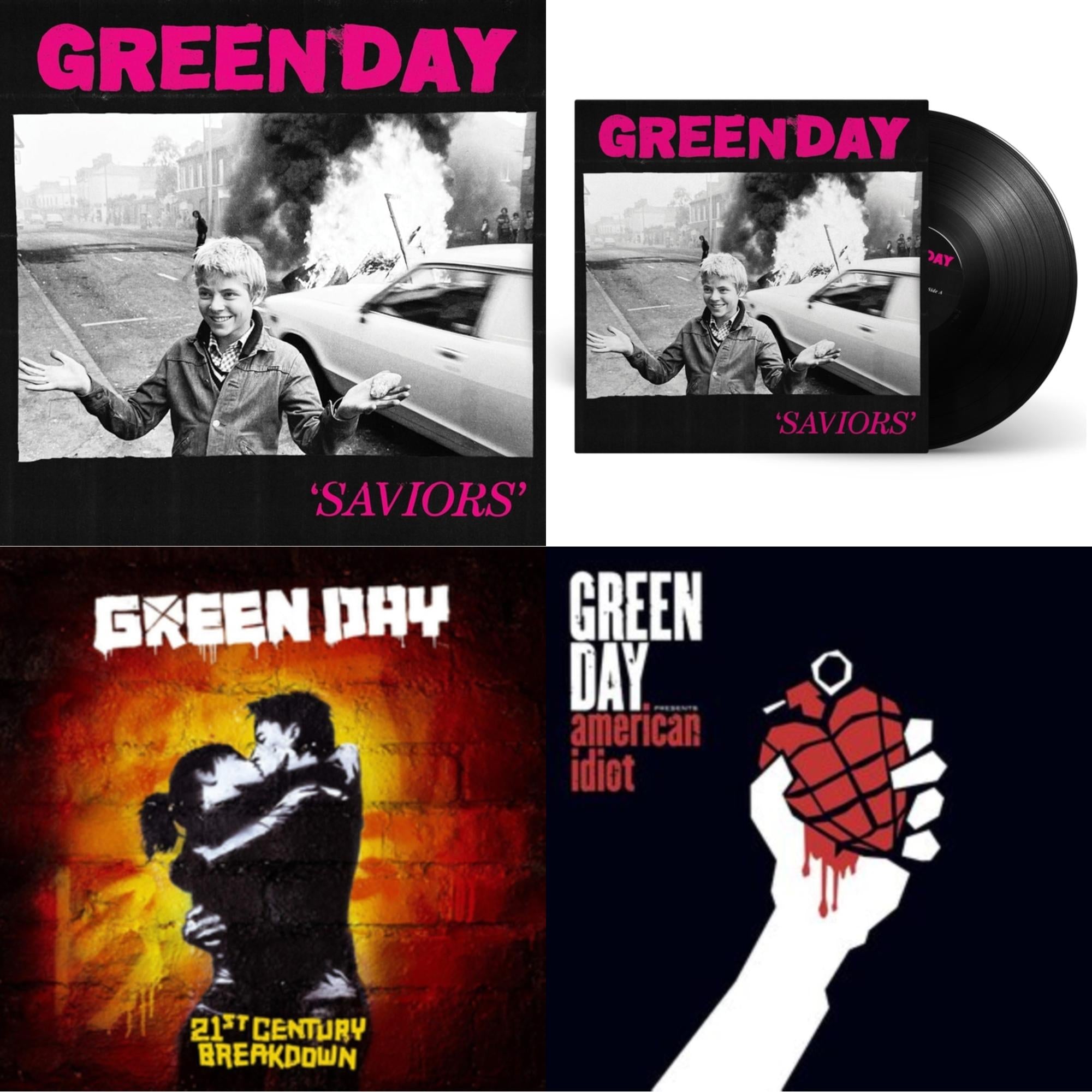 Saviors (180G/Deluxe LP Vinyl) & Saviors & 21St Century Breakdown & American Idiot (W/Poster)