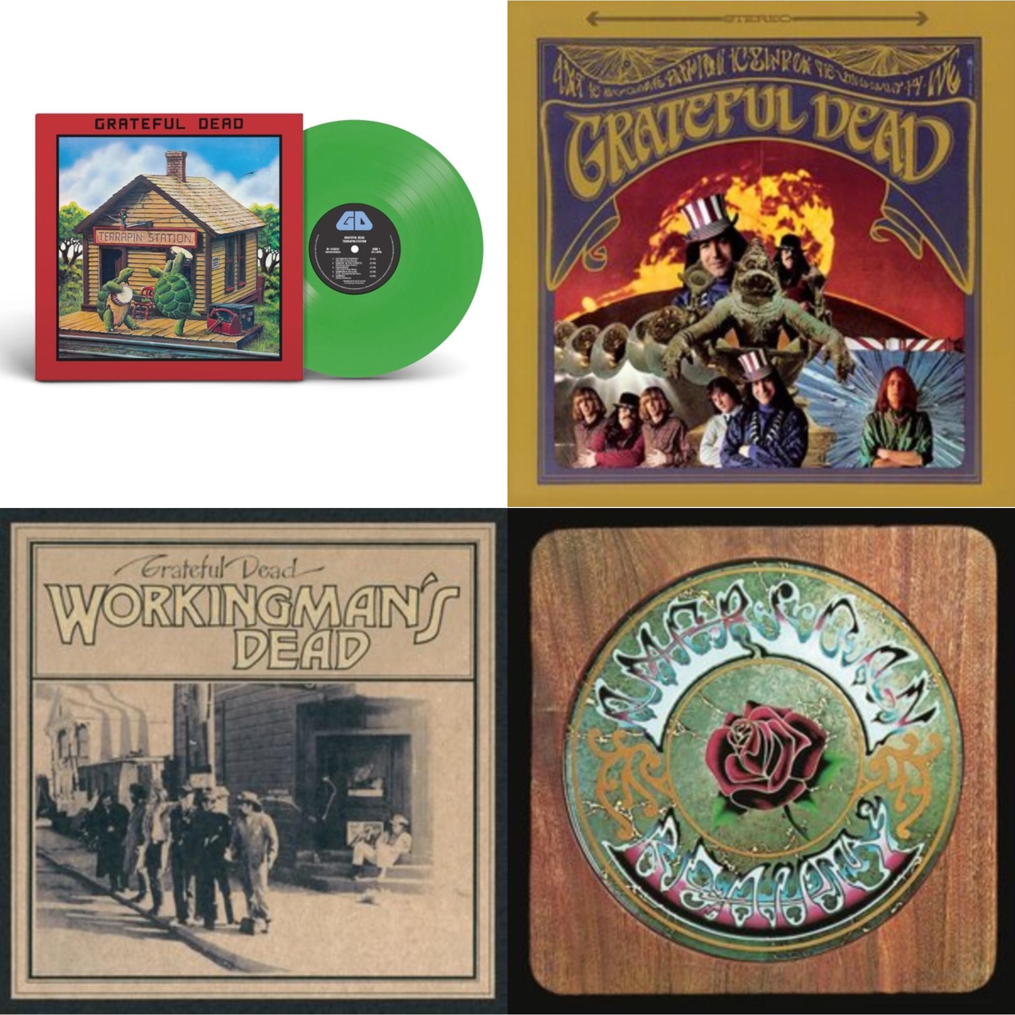 Terrapin Station (Emerald Green LP Vinyl) (Syeor) & Grateful Dead & Workingman's Dead (180G) & American Beauty