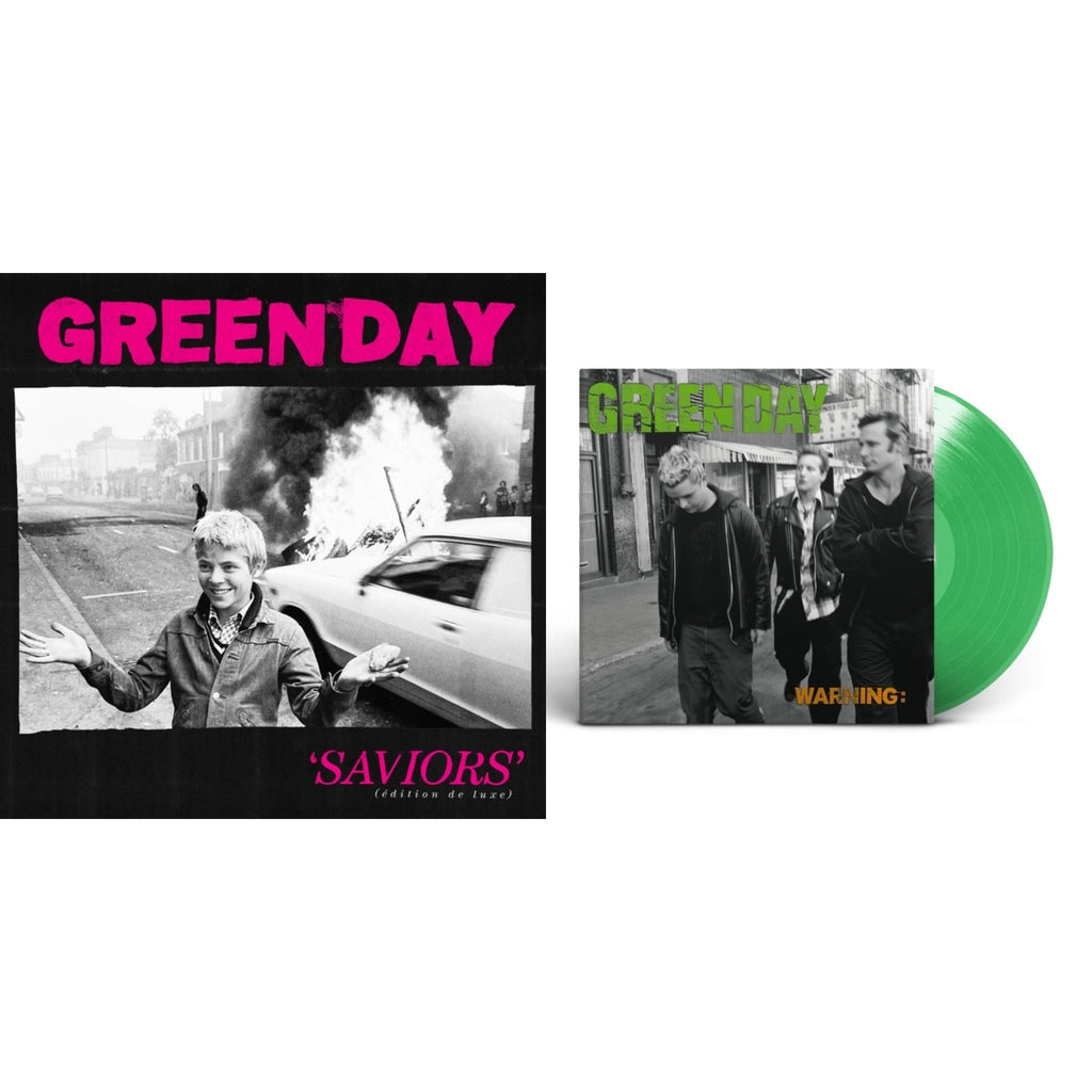Saviors (Edition De Luxe/2LP/Hot Pink W/ White Splatter Vinyl) & Warning (Fluorescent Green LP Vinyl)