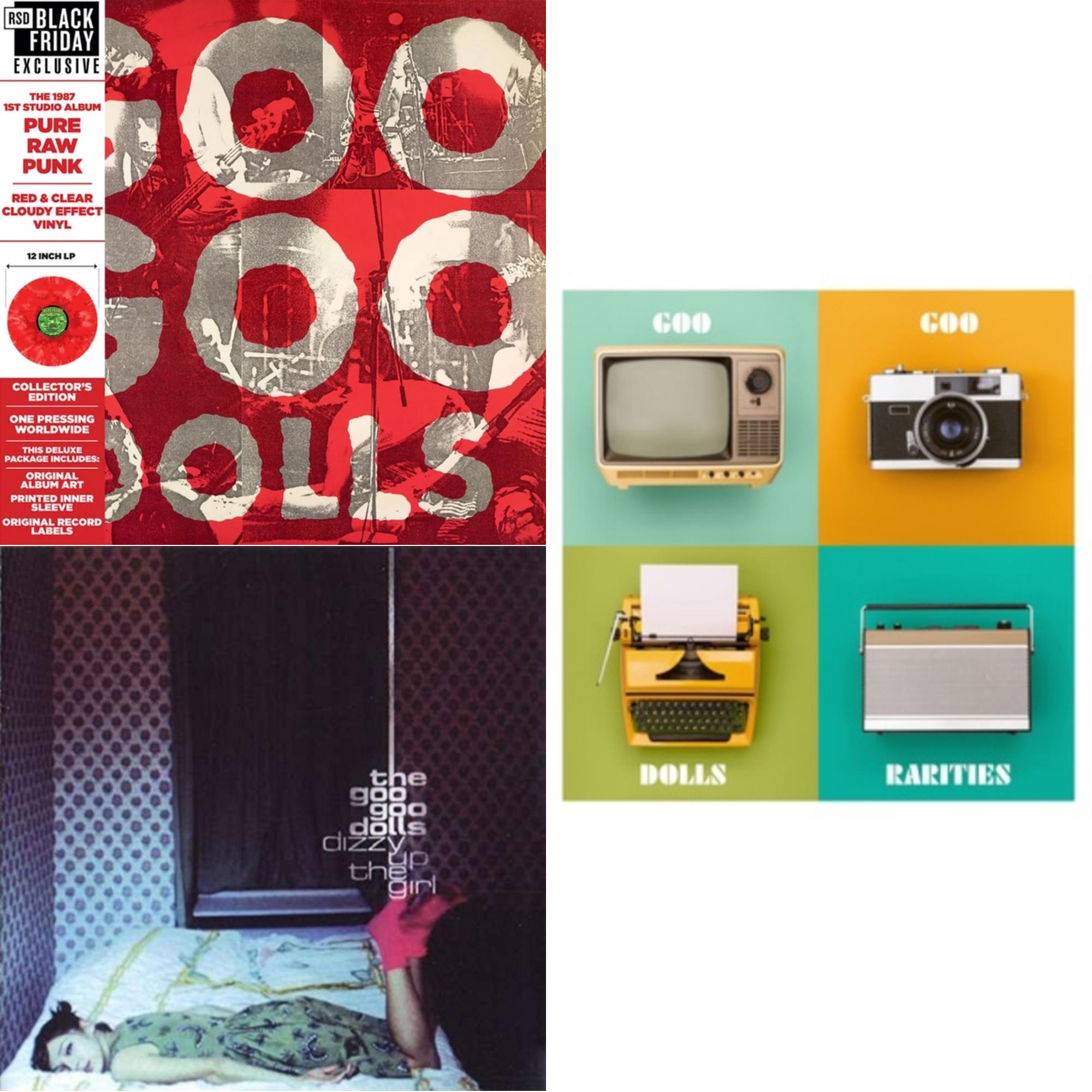 Rarities & Dizzy Up The Girl & Goo Goo Dolls (Red & Clear Cloud LP Vinyl)
