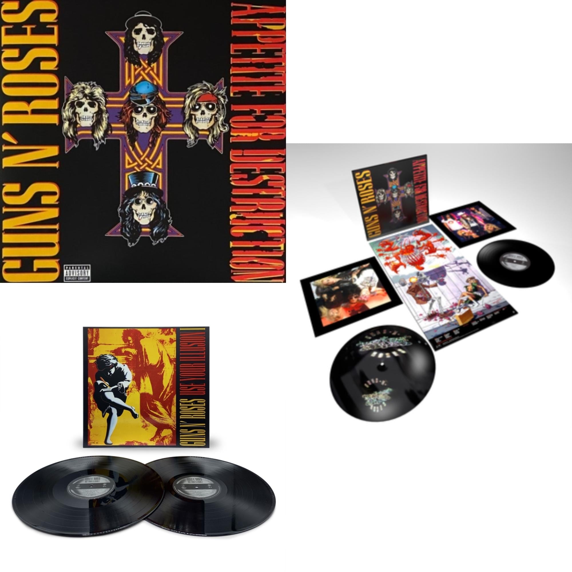 Guns N' Roses - Appetite For Destruction & Use Your Illusion I (X) (2LP) & Appetite For Destruction (2LP)