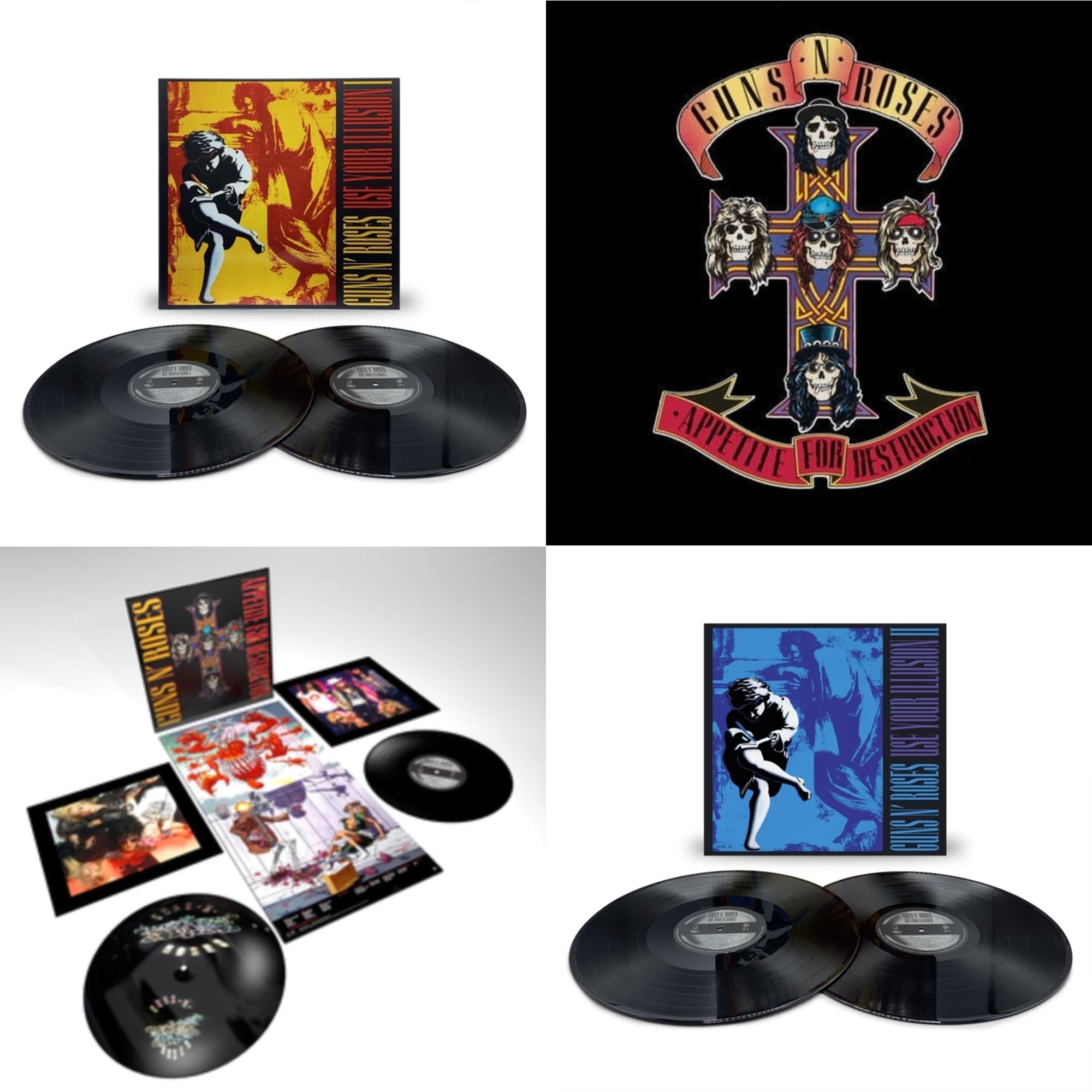 Use Your Illusion I (X) (2LP) & Use Your Illusion Ii (X) (2LP) & Appetite For Destruction (2LP) & Appetite For Destruction