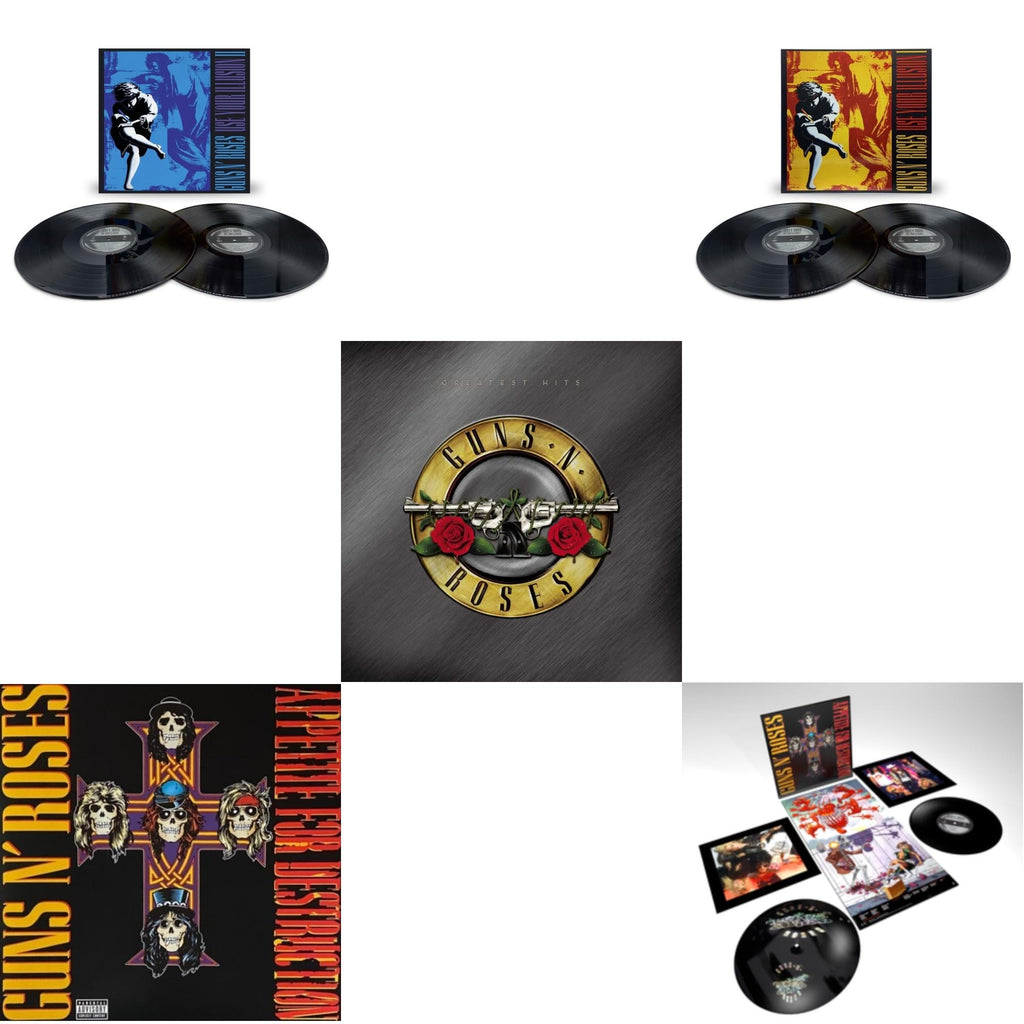 Guns N' Roses - Use Your Illusion Ii (X) (2LP) & Appetite For Destruction & Greatest Hits (2LP) & Use Your Illusion I (X) (2LP) & Appetite For Destruction (2LP)