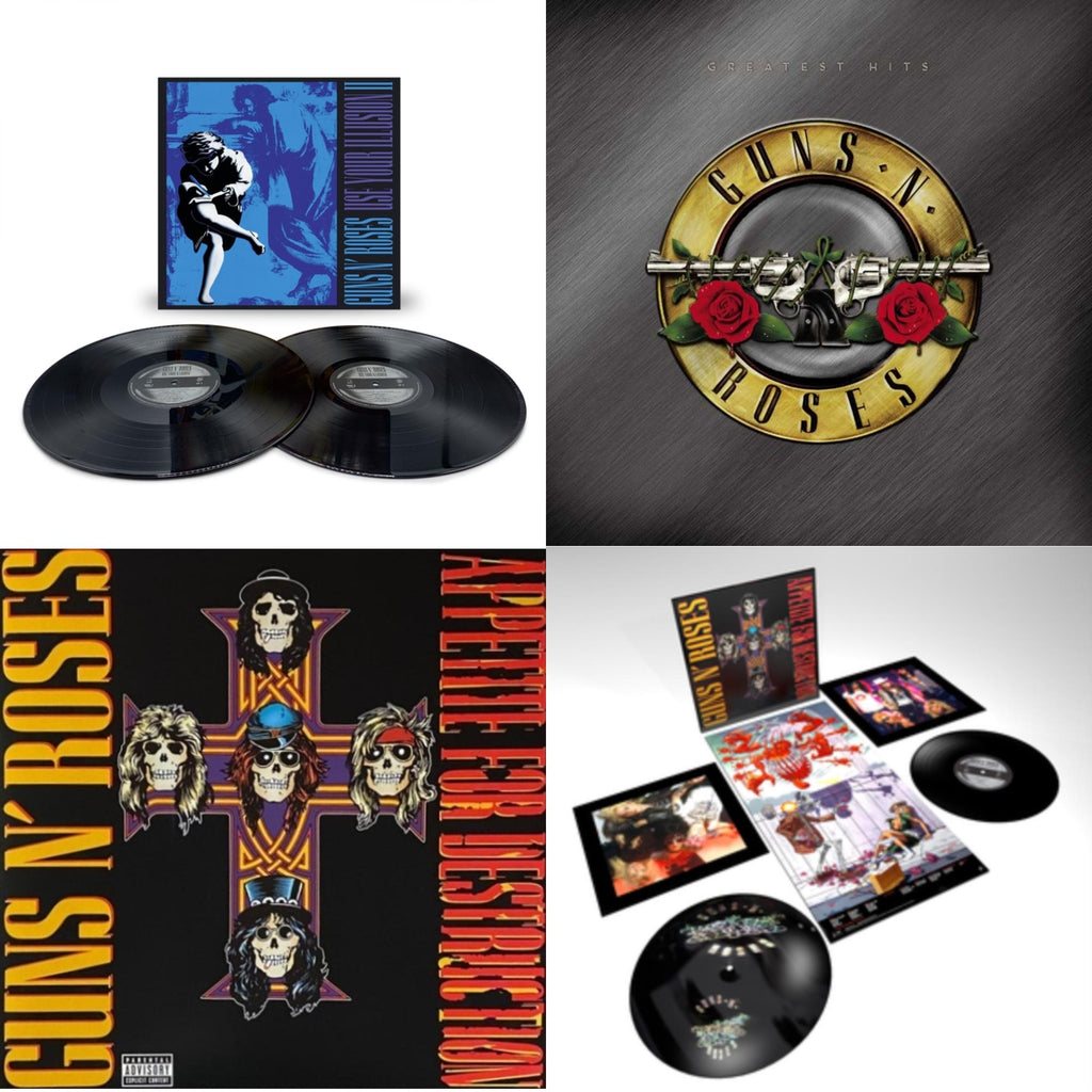 Guns N' Roses - Use Your Illusion Ii (X) (2LP) & Greatest Hits (2LP) & Appetite For Destruction & Appetite For Destruction (2LP)