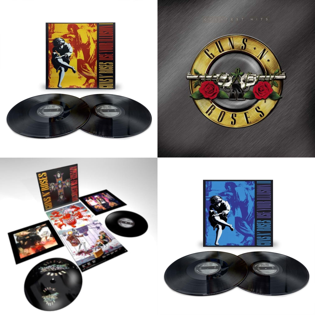 Guns N' Roses - Use Your Illusion I (X) (2LP) & Greatest Hits (2LP) & Appetite For Destruction (2LP) & Use Your Illusion Ii (X) (2LP)