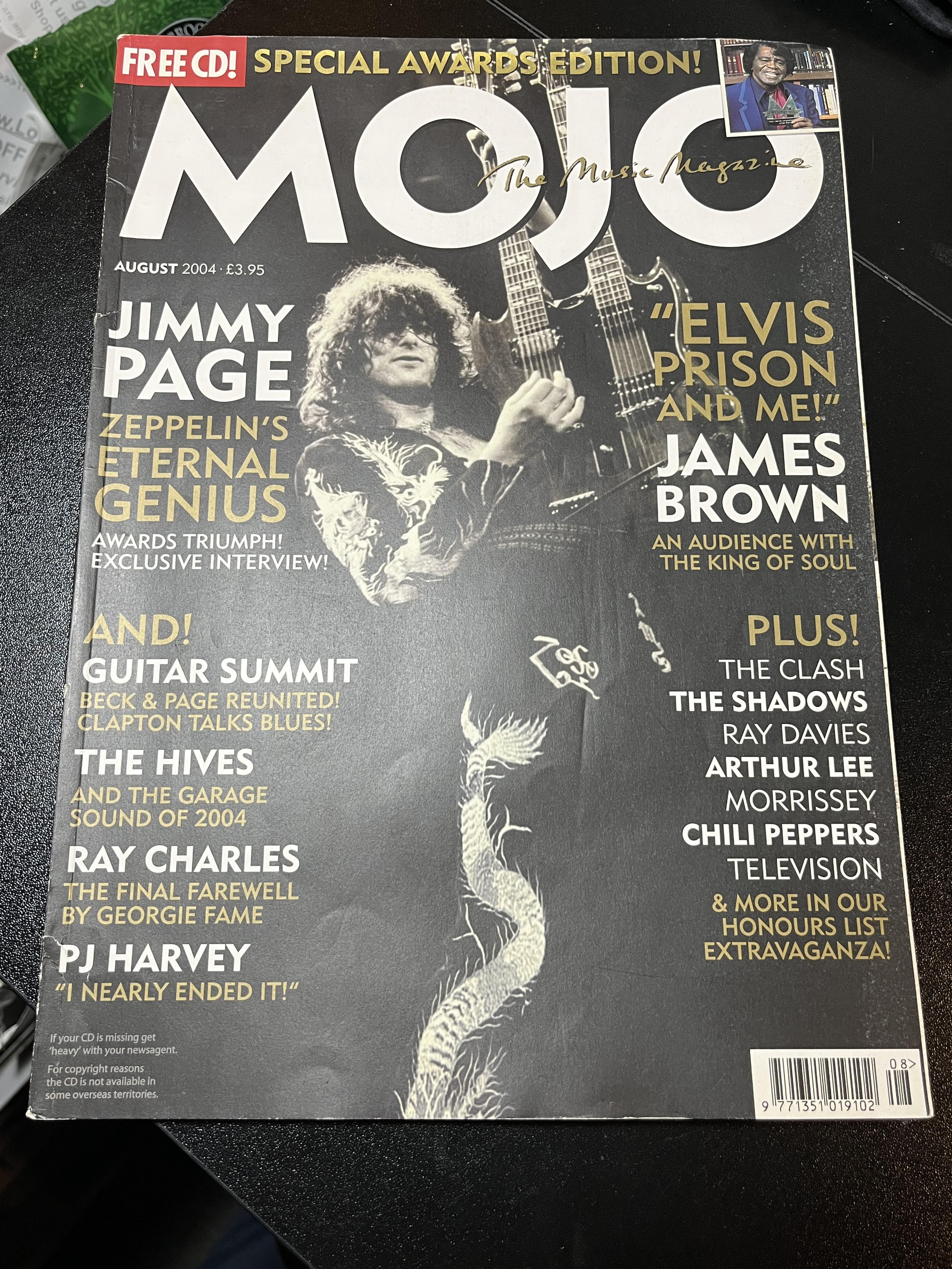-. - LED ZEPPELIN MOJO #129 MAGAZINE AUG 2004 JIMMY PAGE COVER WITH MORE INSIDE UK |