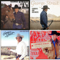 George Strait - #1'S Volume 1 (Blue LP Vinyl) & Cowboys & Dreamers (2LP) & Ocean Front Property (LP) & Classic Christmas (LP)