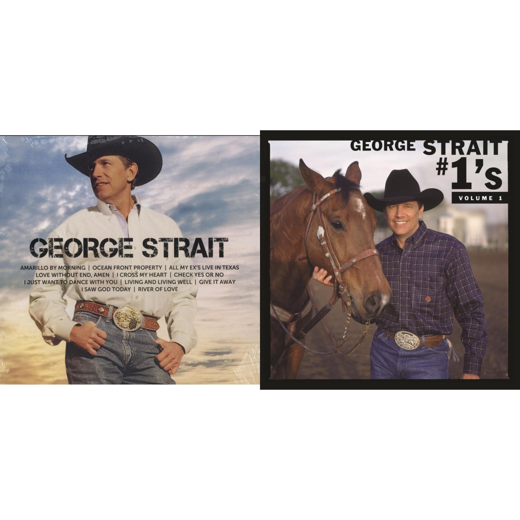 George Strait - #1'S Volume 1 (Blue LP Vinyl) & Icon