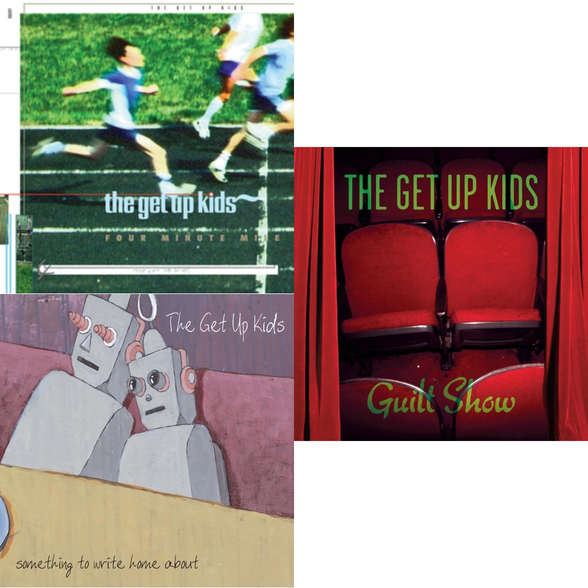 Guilt Show (Coke Bottle Clear With Red Splatter LP Vinyl/Limited Edition) & Four Minute Mile & Something To Write Home About