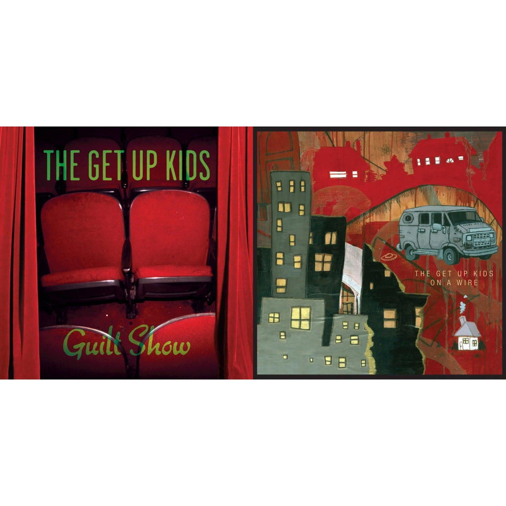 Get Up Kids - Guilt Show (Coke Bottle Clear With Red Splatter LP Vinyl/Limited Edition) & On A Wire (Limited)