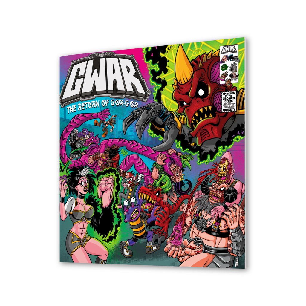 GWAR The Return of Gor Gor Deluxe Comic Book + Vinyl LP (Limited Edition Evergreen) Vinyl Record