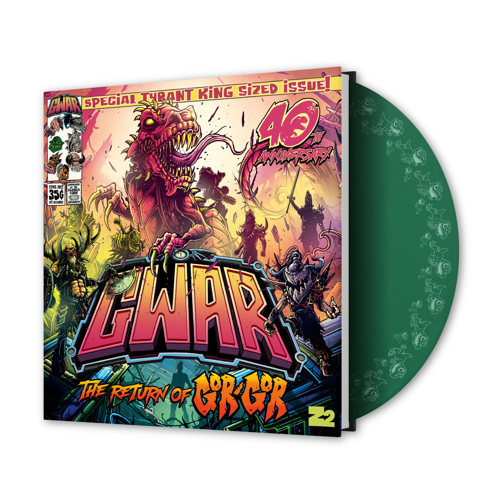 GWAR The Return of Gor Gor Deluxe Comic Book + Vinyl LP (Limited Edition Evergreen) Vinyl Record
