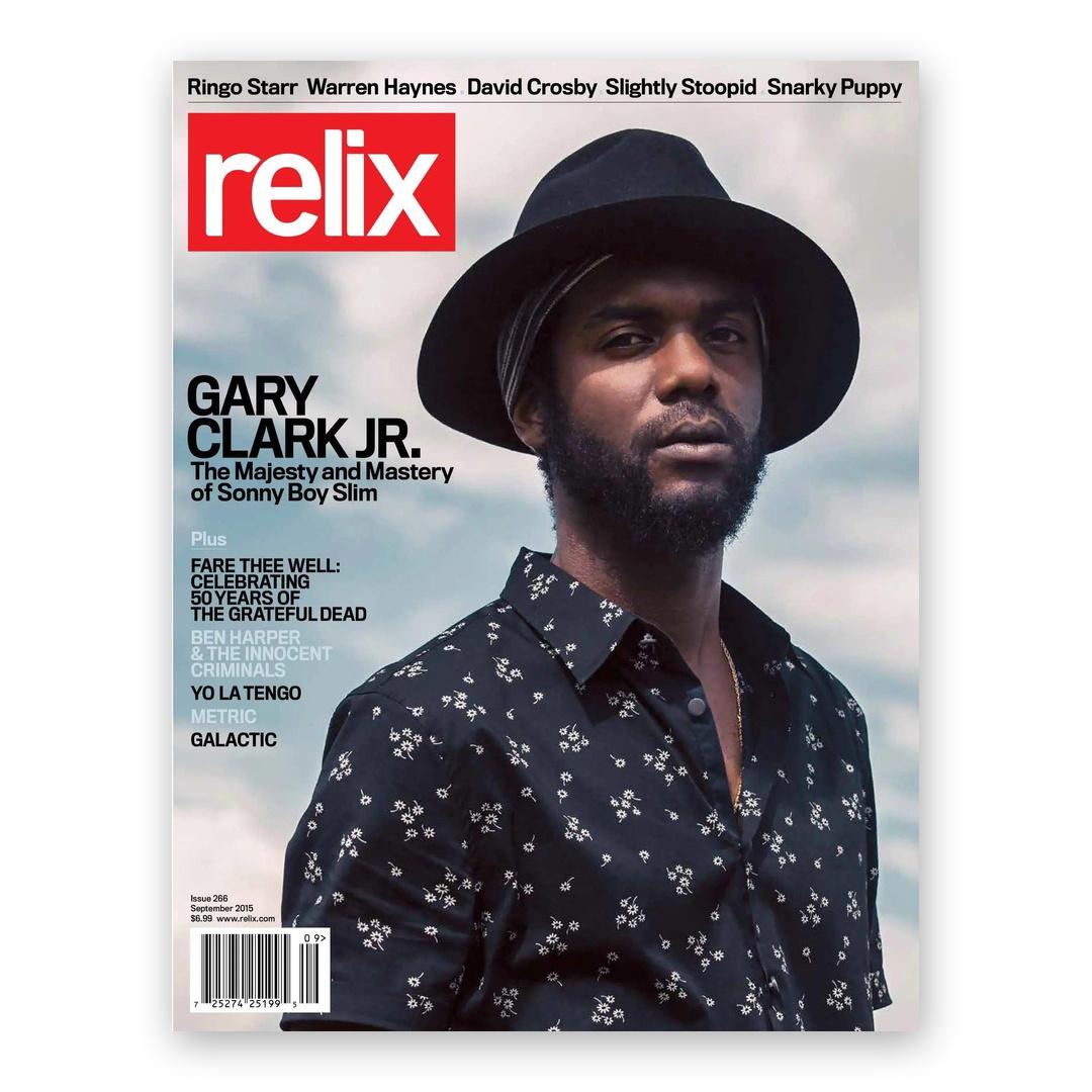 Gary Clark Jr. - September 2015 Relix Issue Magazine