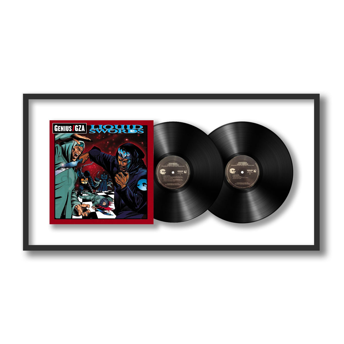 GZA - Liquid Swords - Framed Vinyl Record