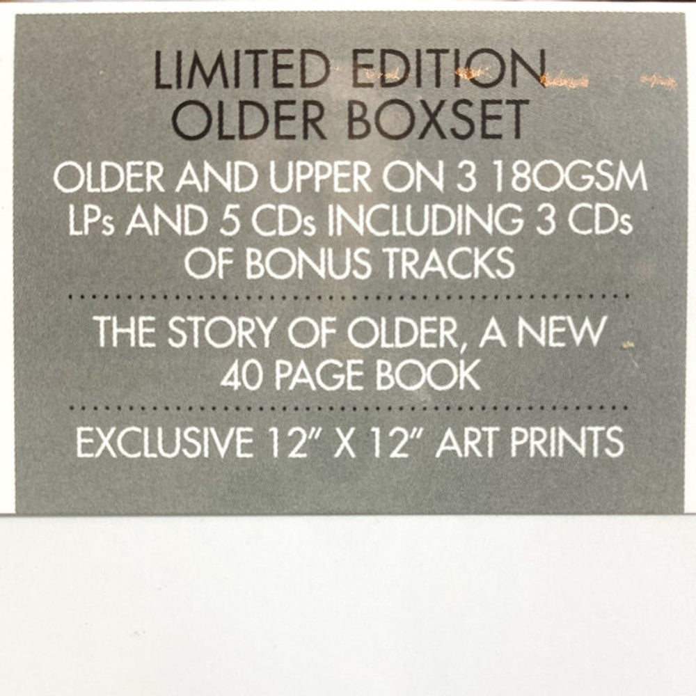 George Michael – Older: Remastered (3-LP Vinyl & 5-CD) Vinyl Record
