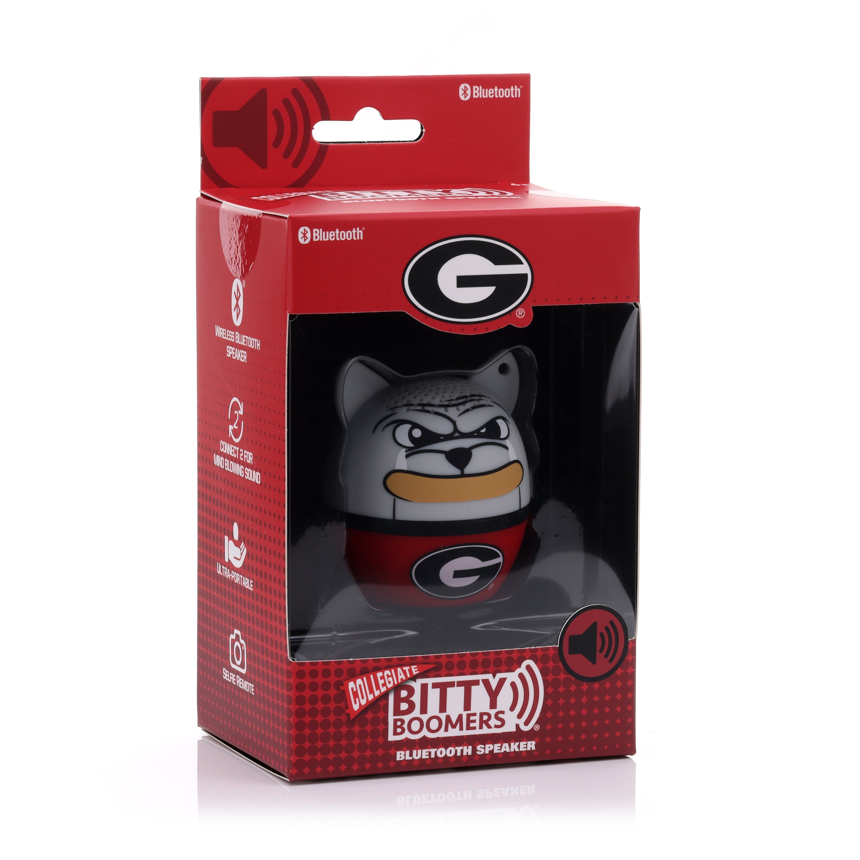 Georgia Bulldogs Bitty Boomers Portable Bluetooth Speaker