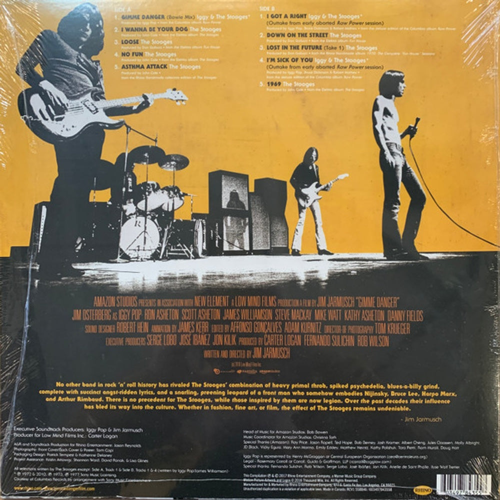 Gimme Danger - Music From The Motion Picture (LP Vinyl) Vinyl Record
