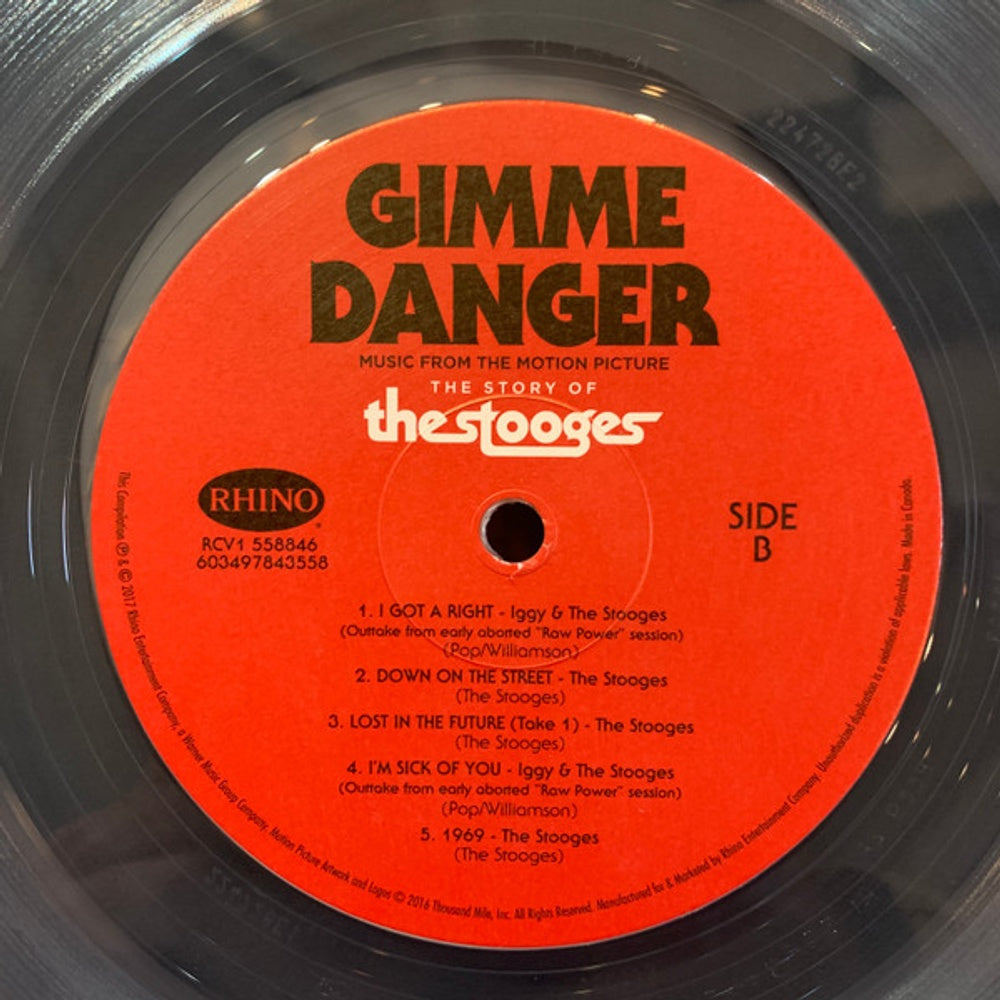 Gimme Danger - Music From The Motion Picture (LP Vinyl) Vinyl Record