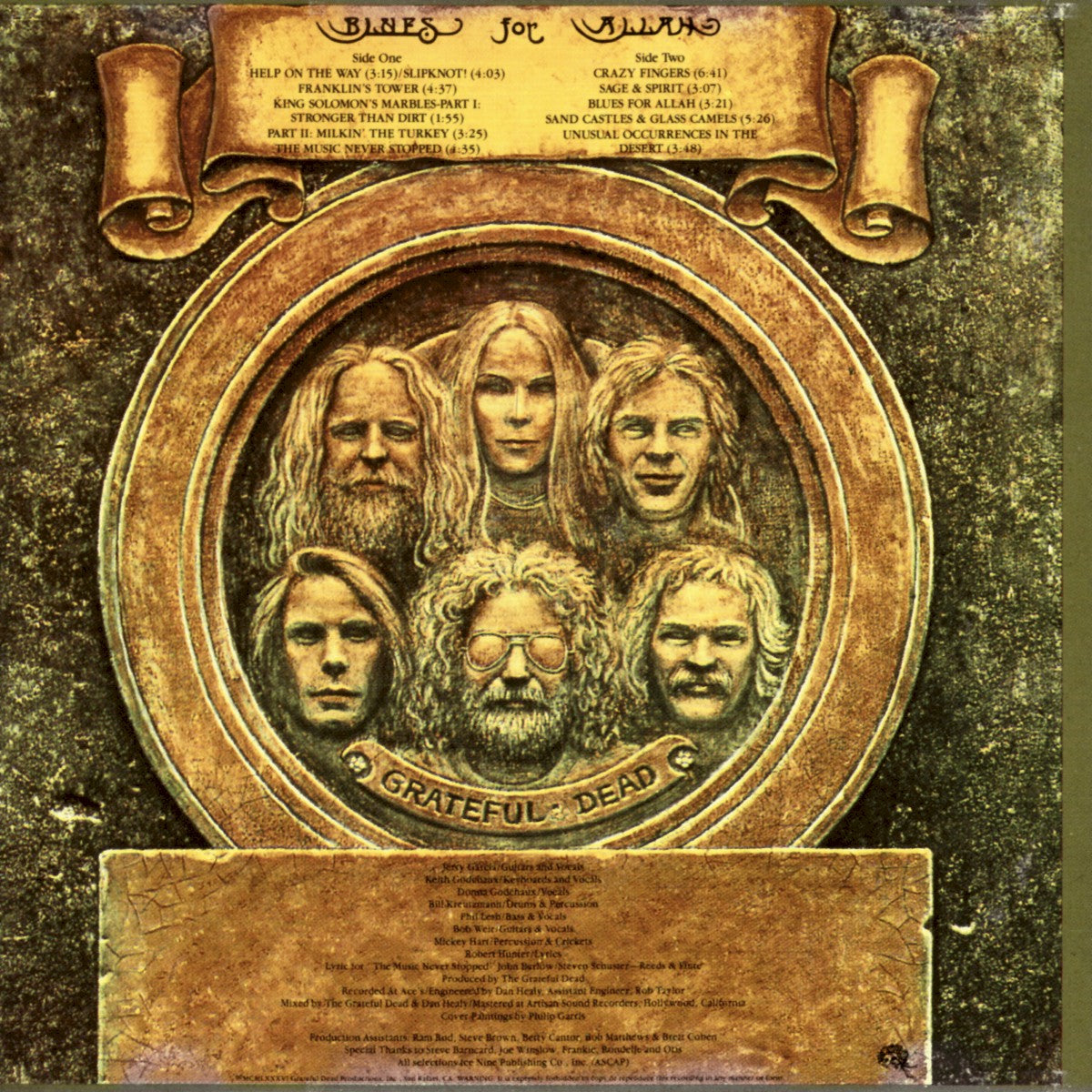 Grateful Dead – Blues For Allah (LP Vinyl) Vinyl Record