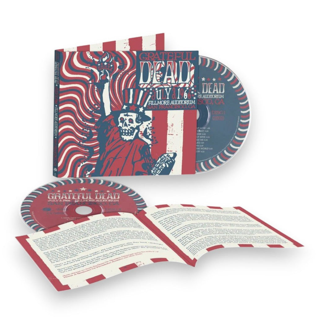 Grateful Dead – Fillmore Auditorium, San Francisco, CA, 7/3/66 (2-CD) Music CD