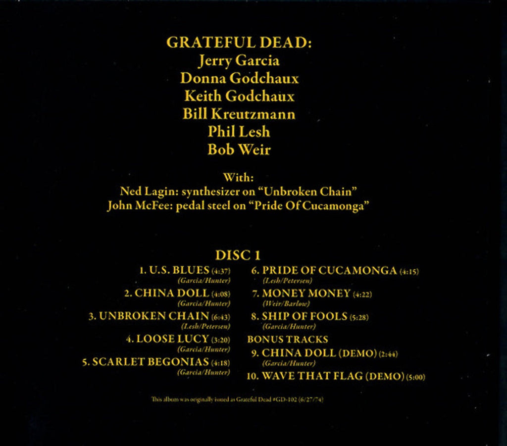 Grateful Dead – From The Mars Hotel (50th Anniversary, Deluxe 3-CD Set) Music CD