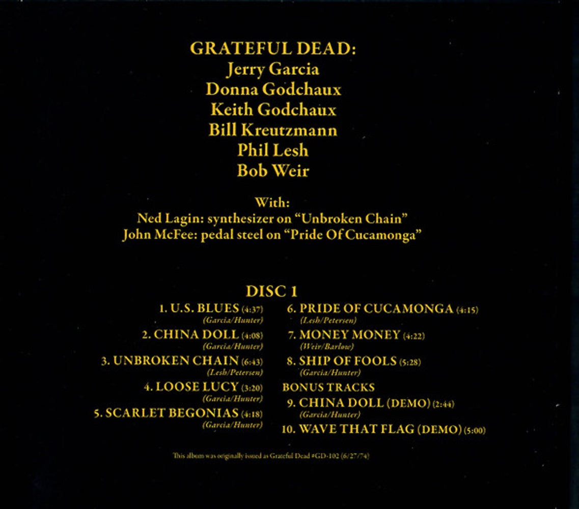 Grateful Dead – From The Mars Hotel (50th Anniversary, Deluxe 3-CD Set) Music CD