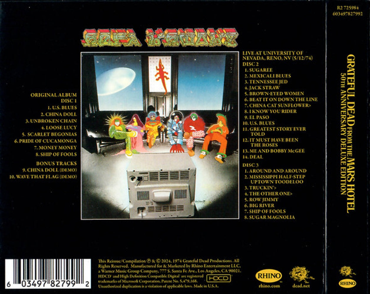 Grateful Dead – From The Mars Hotel (50th Anniversary, Deluxe 3-CD Set) Music CD