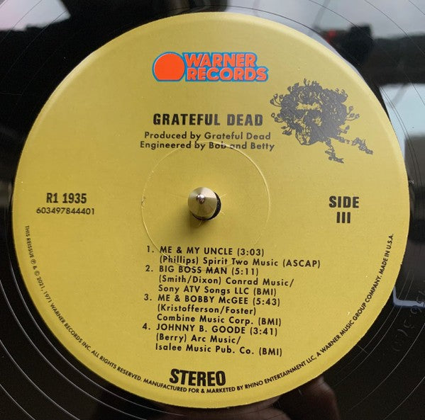 Grateful Dead – Skull & Roses Live: 2021 Remaster (2-LP Vinyl) Vinyl Record