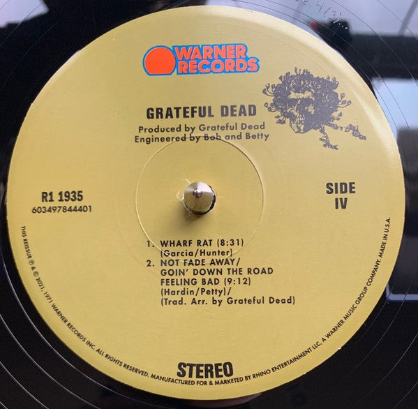 Grateful Dead – Skull & Roses Live: 2021 Remaster (2-LP Vinyl) Vinyl Record