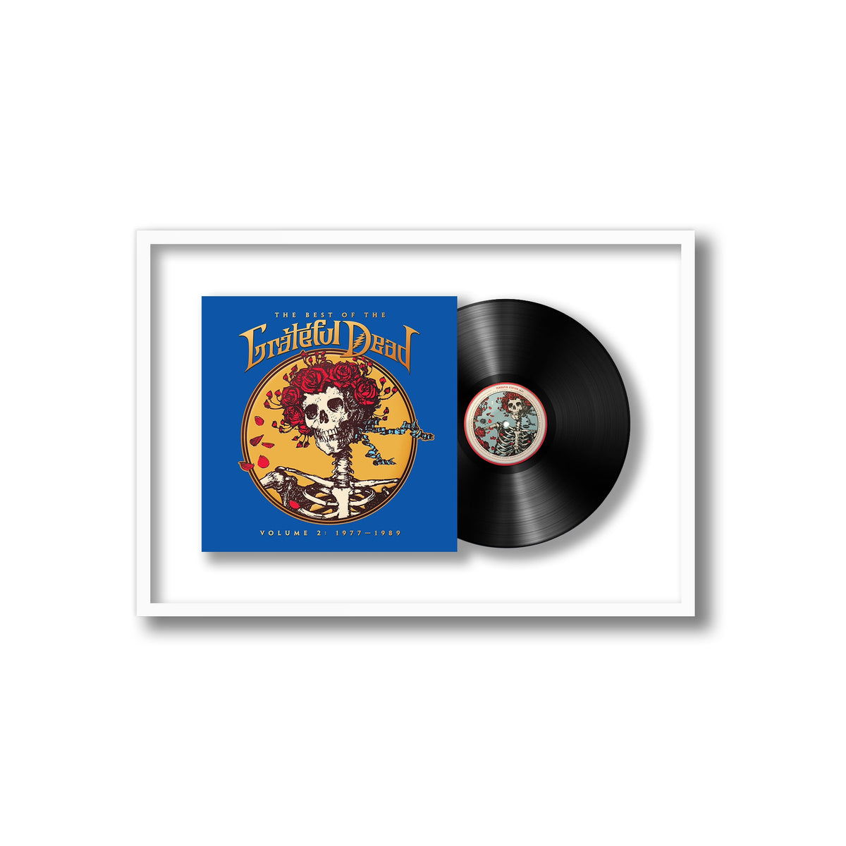 Grateful Dead - The Best of the Grateful Dead: 1977-1989, Vol. 2 - Framed Vinyl Record