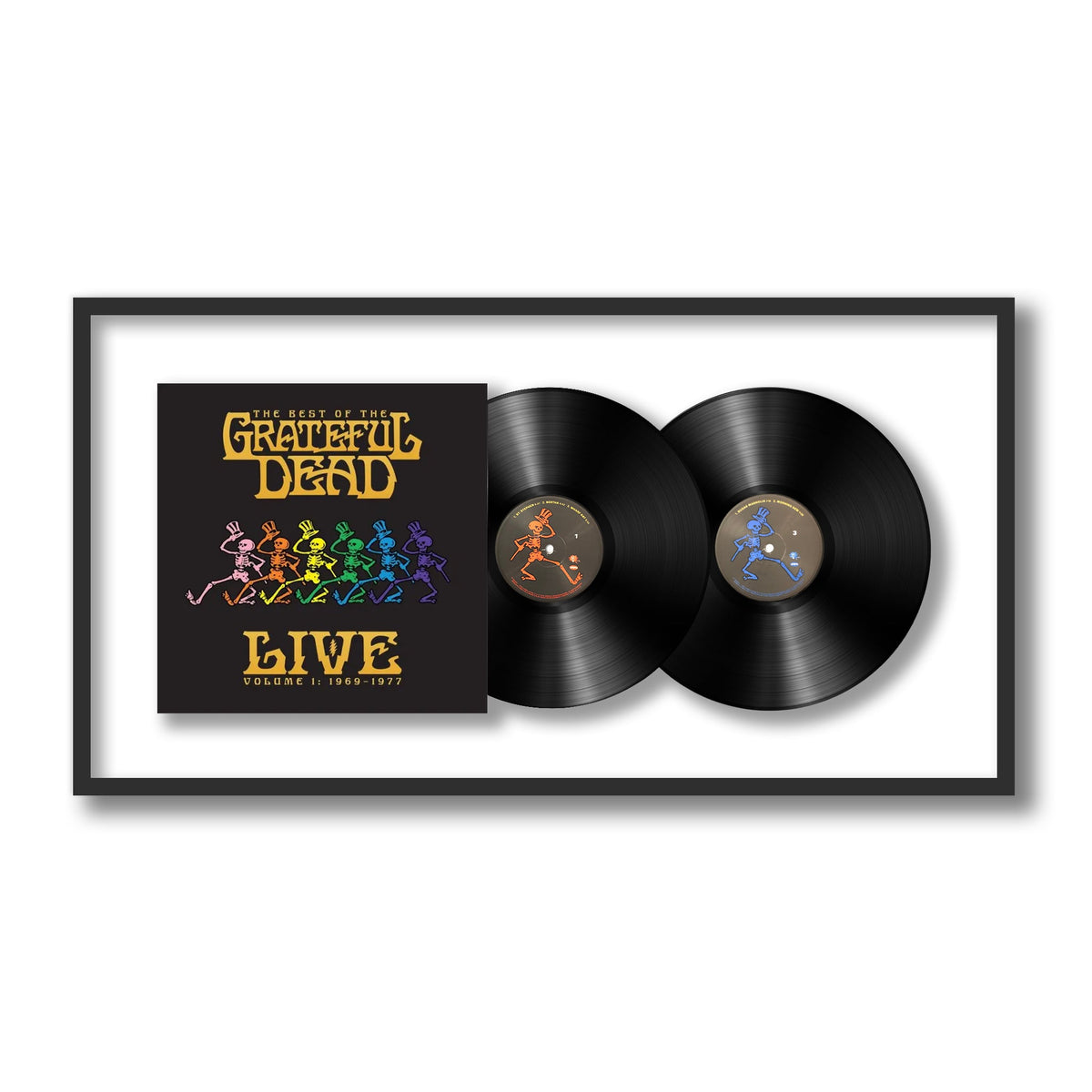 Grateful Dead - Best of the Grateful Dead Live: 1969-1977, Vol. 1 - Framed Vinyl Record