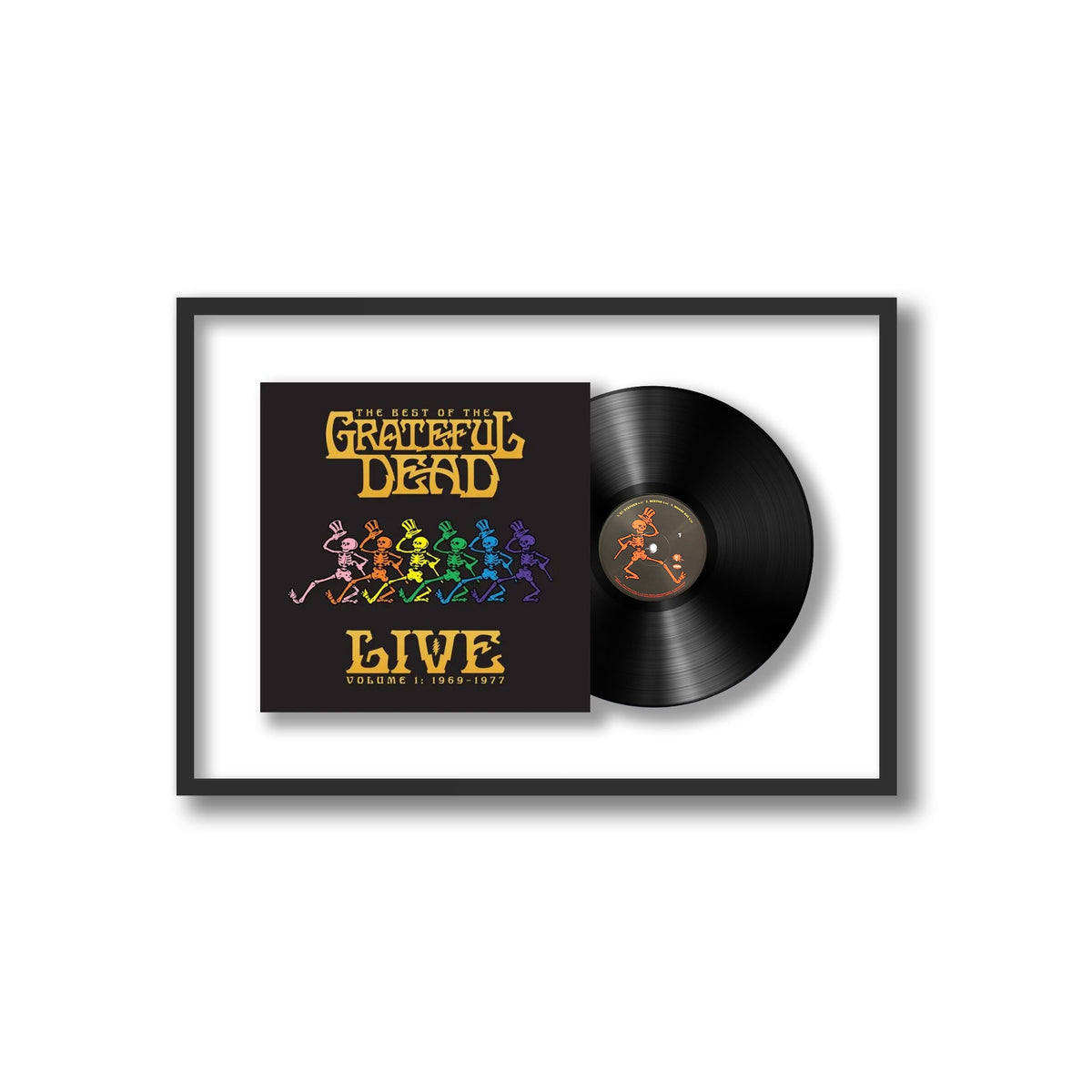 Grateful Dead - Best of the Grateful Dead Live: 1969-1977, Vol. 1 - Framed Vinyl Record