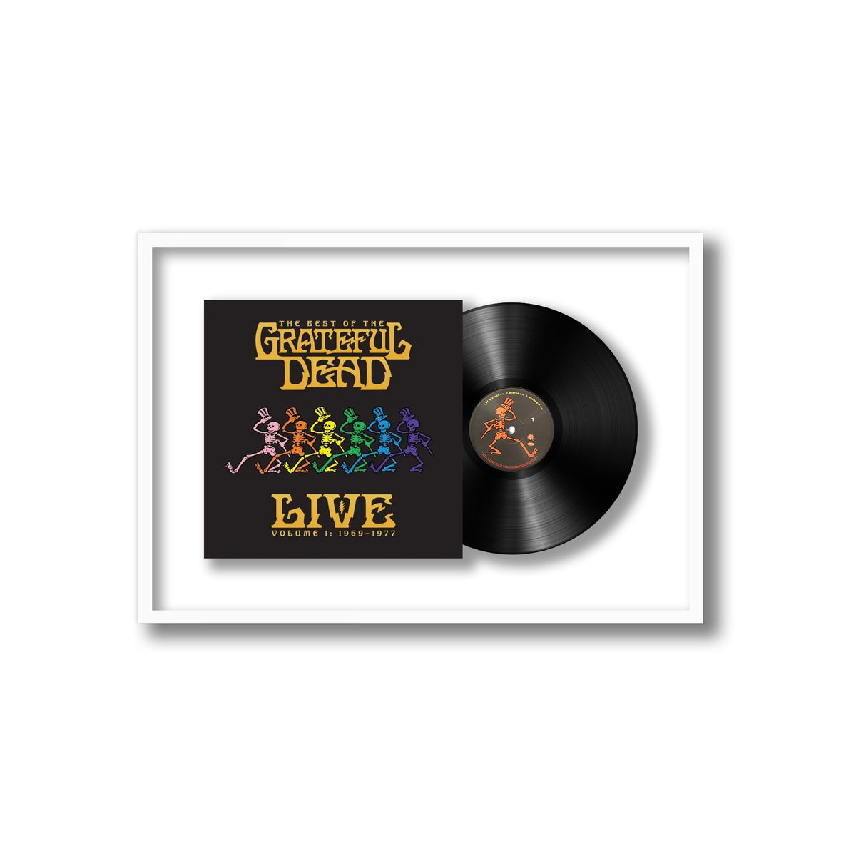 Grateful Dead - Best of the Grateful Dead Live: 1969-1977, Vol. 1 - Framed Vinyl Record