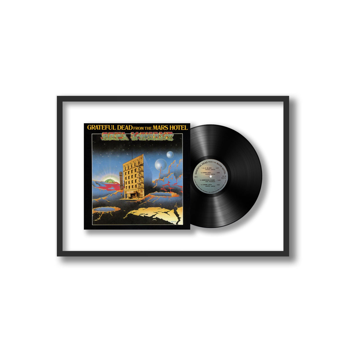 Grateful Dead - From the Mars Hotel - Framed Vinyl Record
