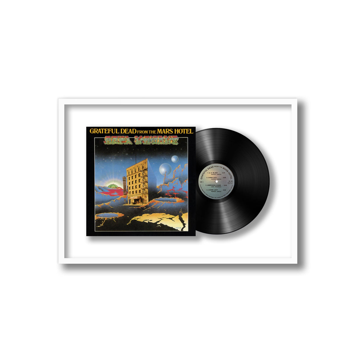 Grateful Dead - From the Mars Hotel - Framed Vinyl Record
