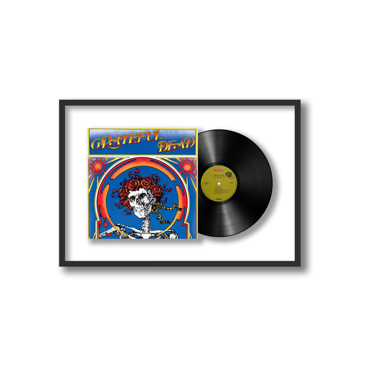 Grateful Dead - Grateful Dead (Skull & Roses) (1971) - Framed Vinyl Record