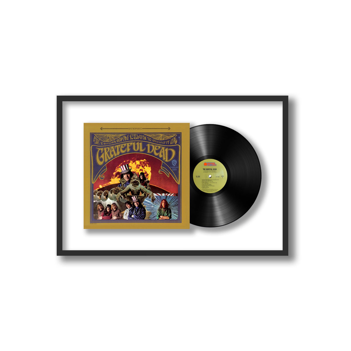 Grateful Dead - The Grateful Dead (1967) - Framed Vinyl Record