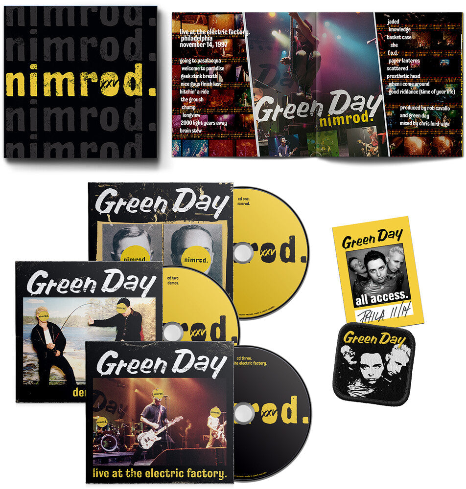 Green Day – Nimrod: 25th Anniversary Edition (3-CD) Music CD