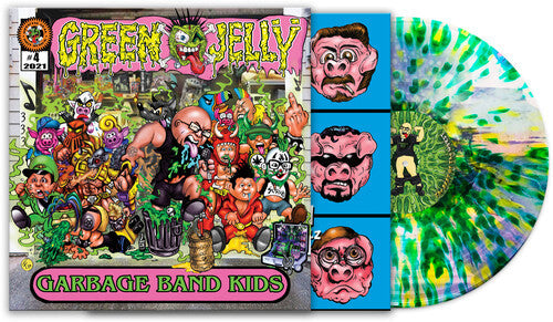 Green Jelly Garbage Band Kids (Limited Edition, Green & Yellow Splatter Vinyl) Vinyl Record