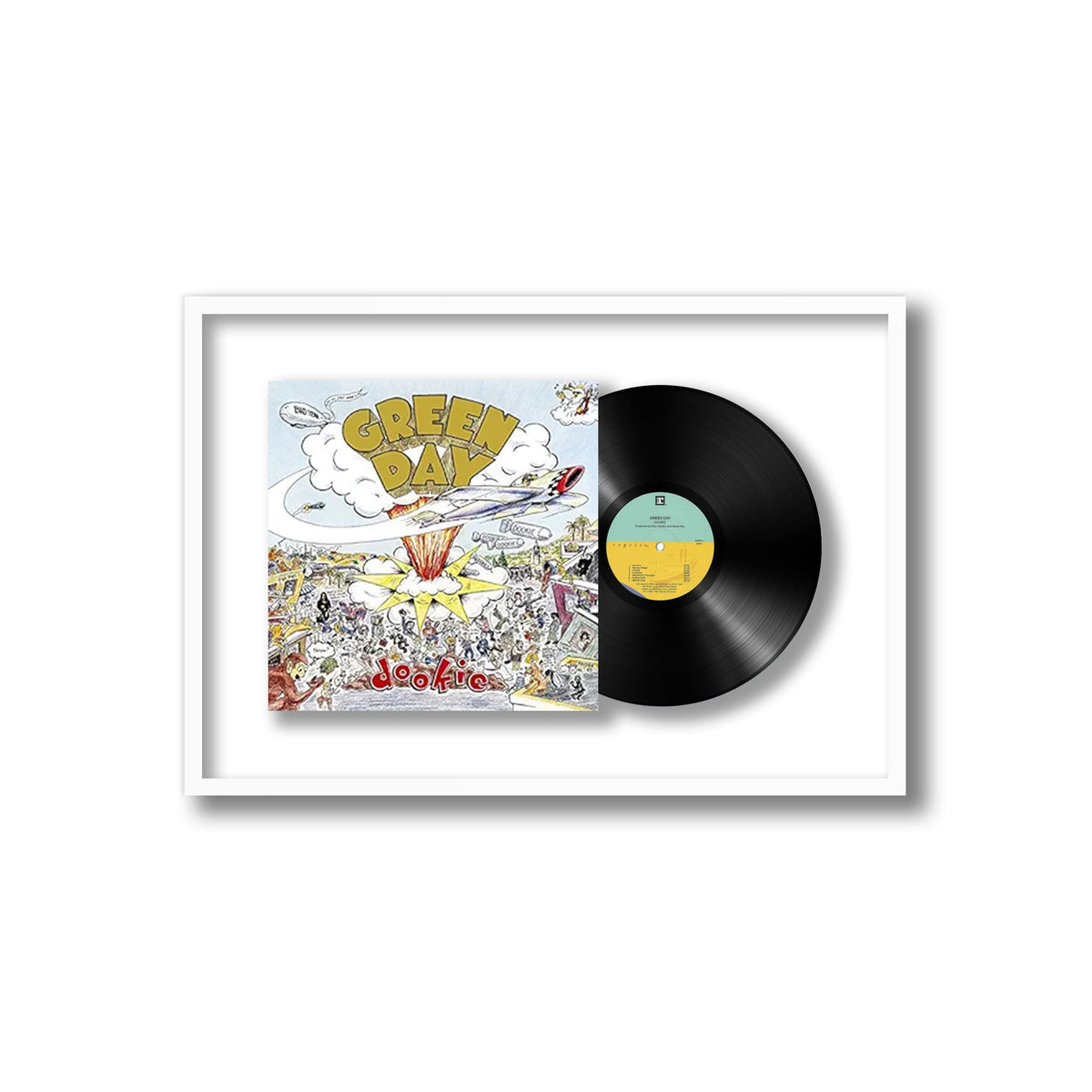 Green Day - Dookie - Framed Vinyl Record
