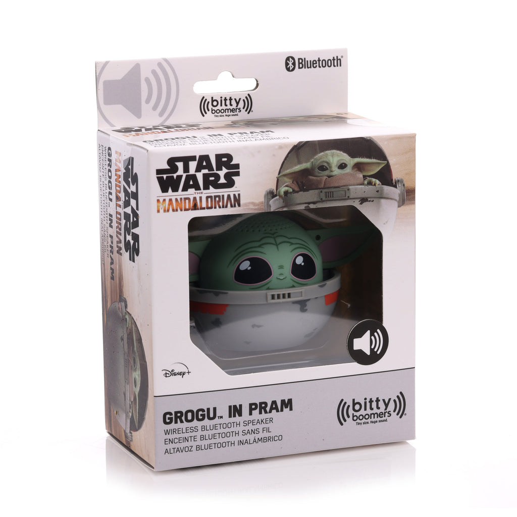 Grogu in Pram - The Mandalorian Bitty Boomers Portable Bluetooth Speaker