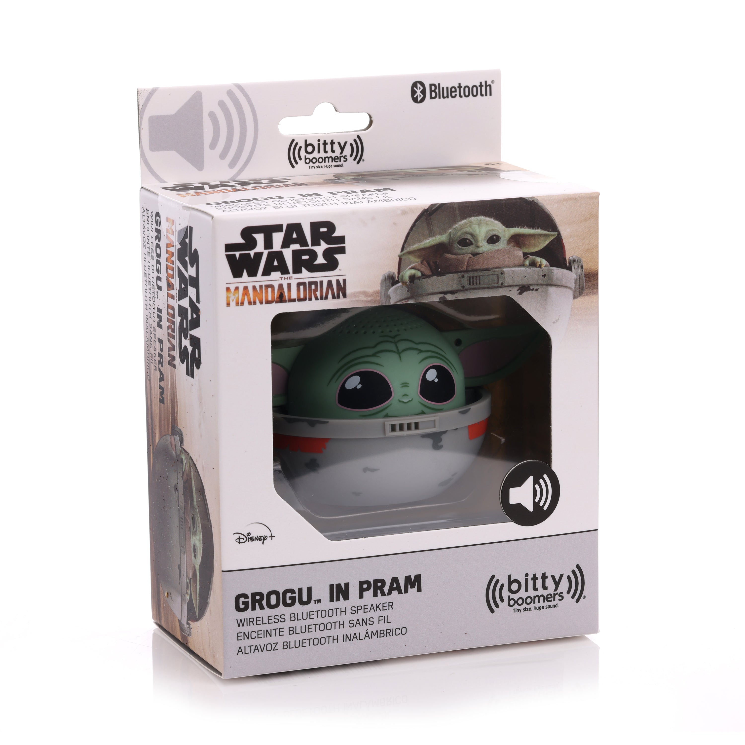 Grogu in Pram - The Mandalorian Bitty Boomers Portable Bluetooth Speaker
