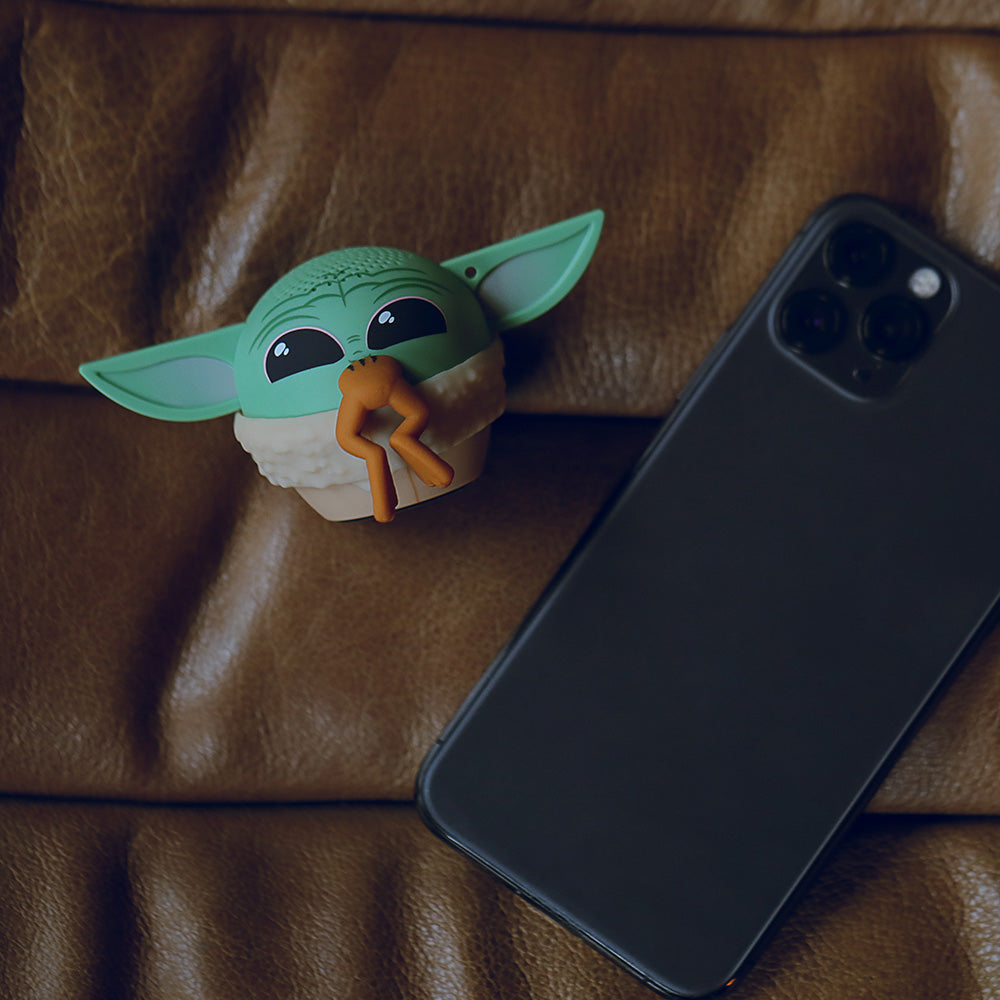 Grogu with Snack - The Mandalorian Bitty Boomers Portable Bluetooth Speaker