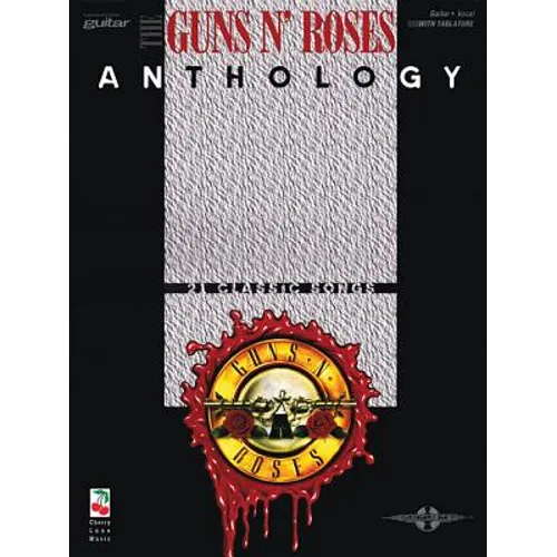 Guns N' Roses Anthology Play It Like It Is Guitar Tablature Songbook with 21 Classic Hard Rock Songs Accurate Sheet Music for Electric Guitar Features - Paperback Book