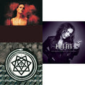 Him - Deep Shadows & Brilliant Highlights (Clear LP Vinyl) & Greatest Lovesongs Vol. 666 (Clear LP Vinyl) & Tears On Tape (Clear LP Vinyl)