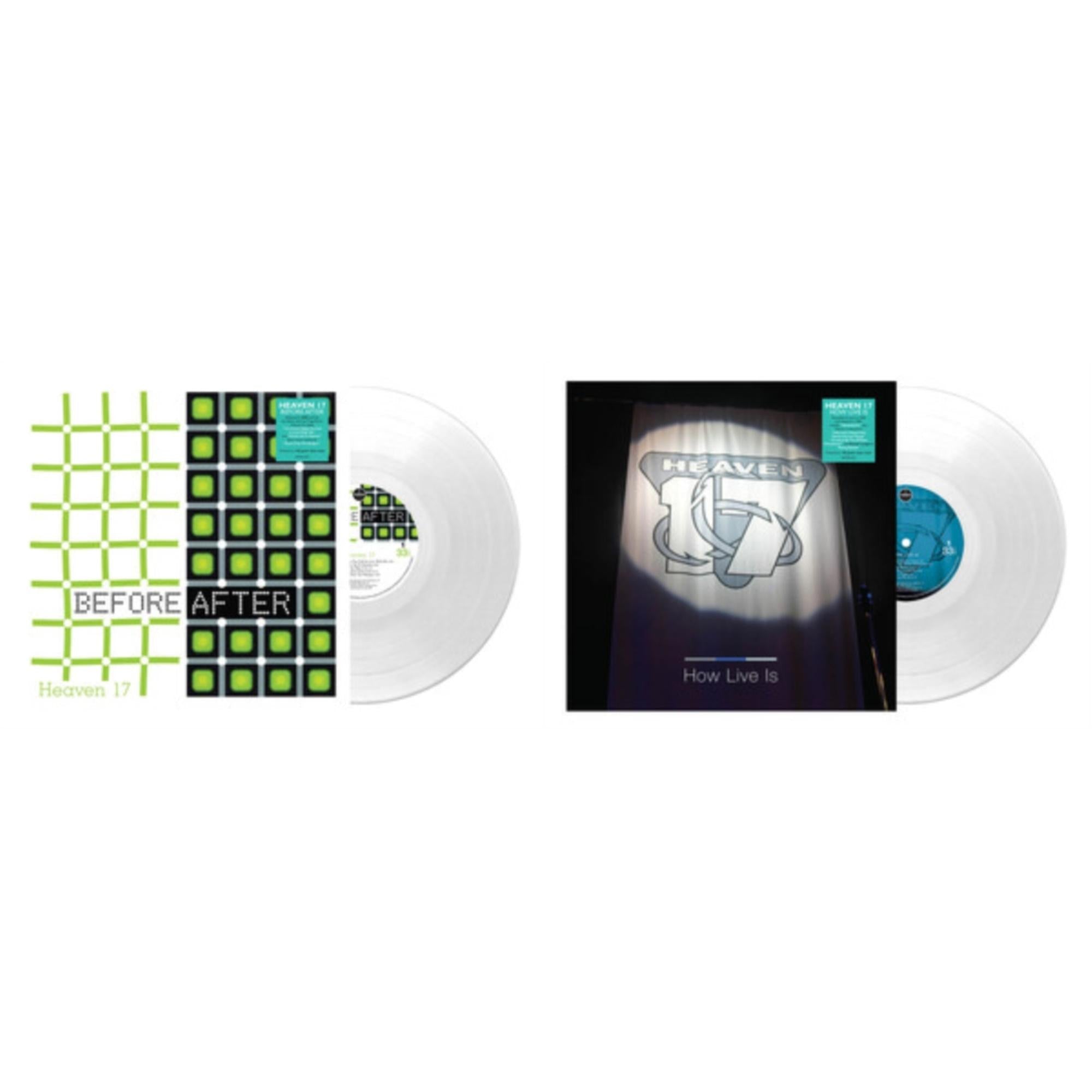 Heaven 17 - Before After (140G/Clear LP Vinyl) & How Live Is (140G/Clear LP Vinyl)