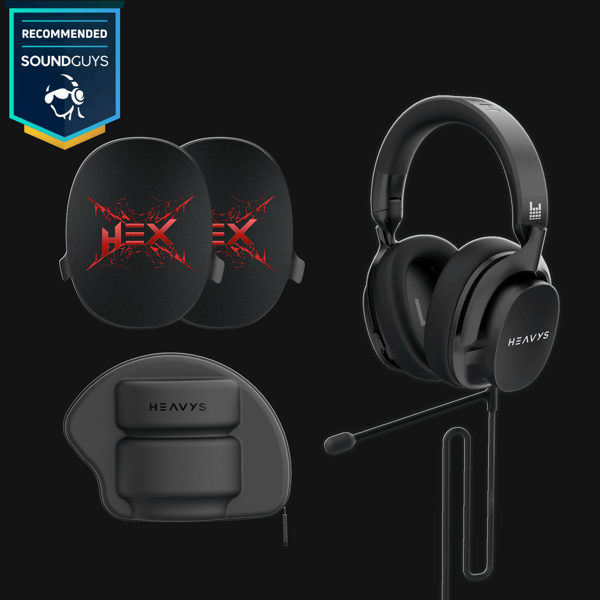 HEAVYS HeX Wired Gaming Headphones
